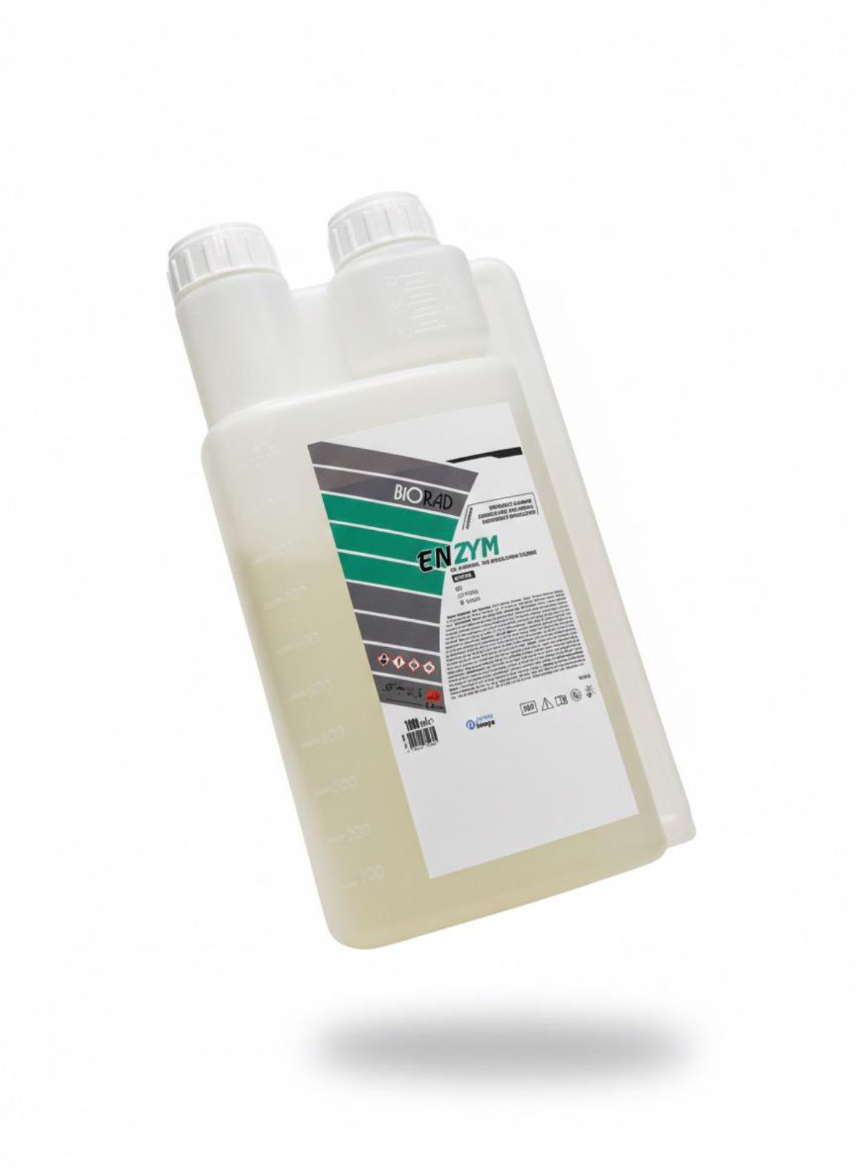 منظف إنزيمي "Biorad Enzym". يستخدم لتنظيف وتعقيم الأدوات والمعدات الطبية.